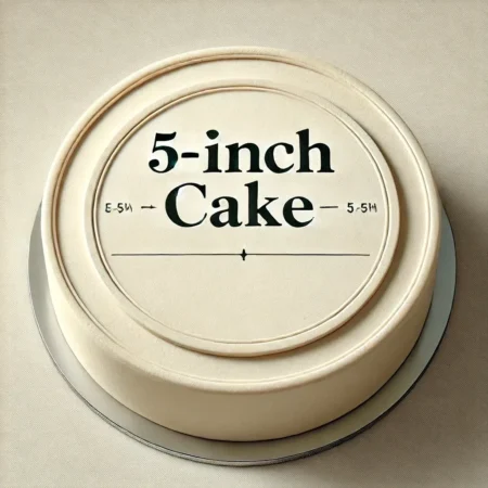 Custom Single Tier Cake 5"