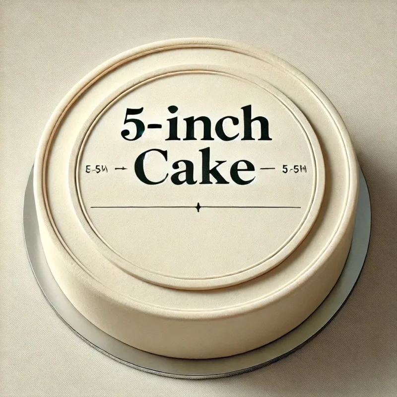 Custom Single Tier Cake 5"